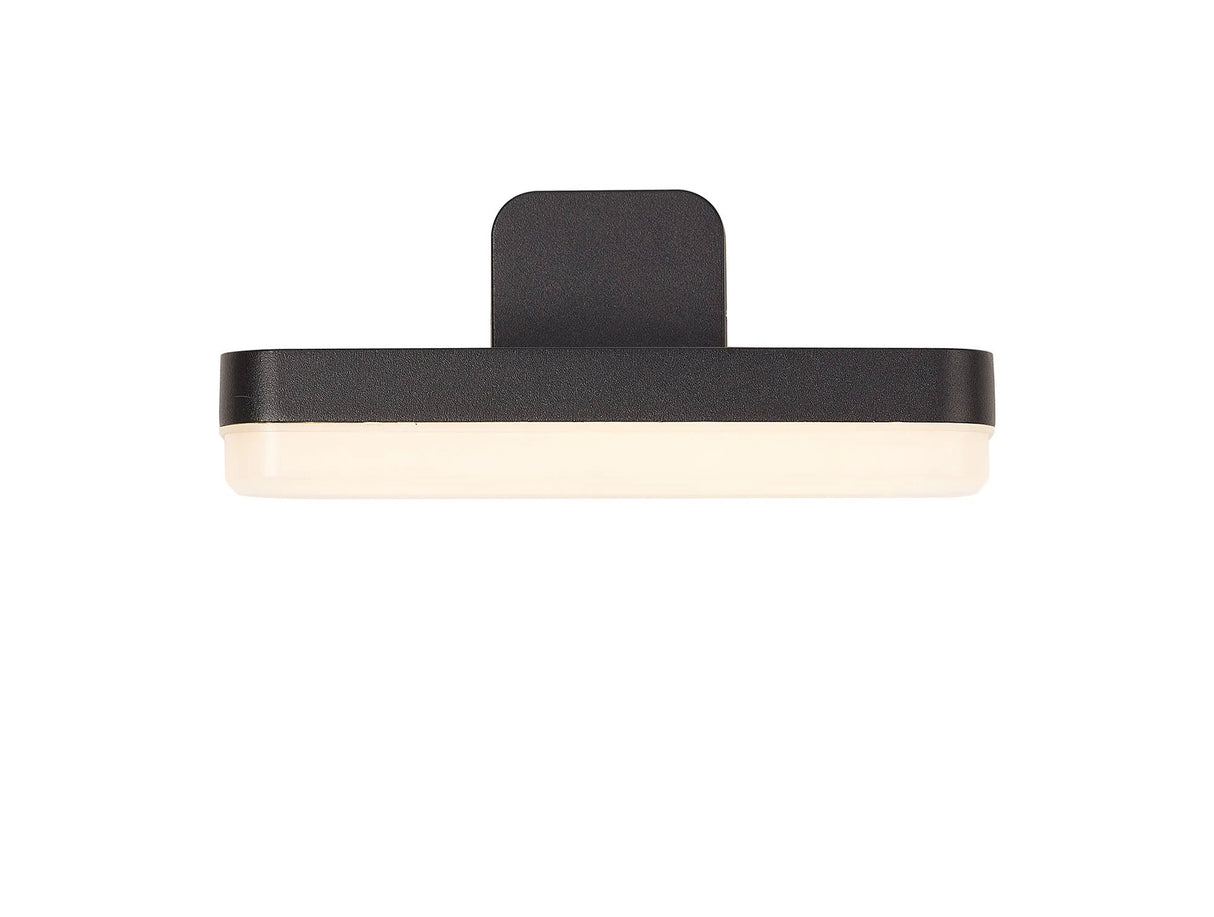 Pearson Wall Lamp, 10W LED, 3000K, IP54, Black