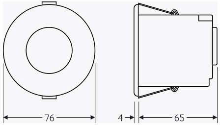 CP Electronics EBDSPIR-DD DALI/DSI Digital Dimming IP40 PIR Presence/Absence Detector