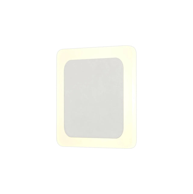 Proctor Magnetic Base Wall Lamp, 12W LED 3000K 15/19cm Square Centre, Sand White/Acrylic Frosted Diffuser