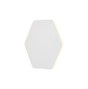 Proctor Magnetic Base Wall Lamp, 12W LED 3000K 20/19cm Horizontal Hexagonal Centre, Sand White/Acrylic Frosted Diffuser
