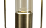 Rae Table Lamp, 1 x 7W LED, 4000K, 790lm, Antique Brass/Amber, 3yrs Warranty