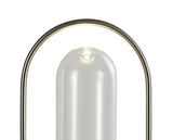 Rae Table Lamp, 1 x 7W LED, 4000K, 790lm, Satin Nickel/Clear, 3yrs Warranty