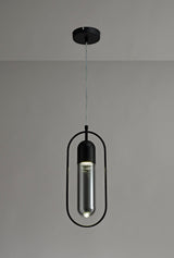 Rae Pendant, 1 x 7W LED, 4000K, 790lm, Black/Smoked, 3yrs Warranty