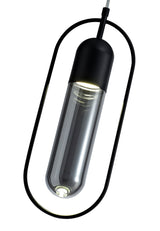 Rae Pendant, 1 x 7W LED, 4000K, 790lm, Black/Smoked, 3yrs Warranty
