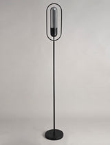 Rae Floor Lamp, 1 x 7W LED, 4000K, 790lm, Black/Smoked, 3yrs Warranty