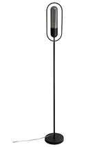Rae Floor Lamp, 1 x 7W LED, 4000K, 790lm, Black/Smoked, 3yrs Warranty