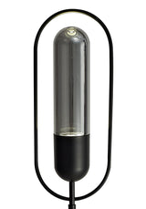 Rae Floor Lamp, 1 x 7W LED, 4000K, 790lm, Black/Smoked, 3yrs Warranty