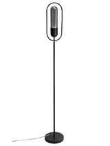 Rae Floor Lamp, 1 x 7W LED, 4000K, 790lm, Black/Smoked, 3yrs Warranty