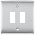 BG Nexus 2g Front Plate Brushed Chrome - RNBS2