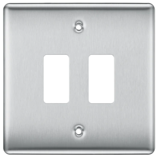 BG Nexus 2g Front Plate Brushed Chrome - RNBS2