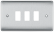 BG Nexus 3g Front Plate Brushed Chrome - RNBS3