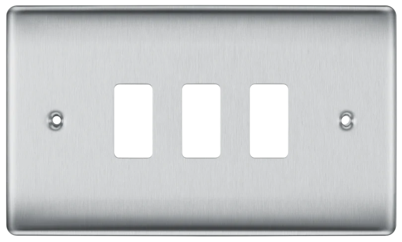 BG Nexus 3g Front Plate Brushed Chrome - RNBS3