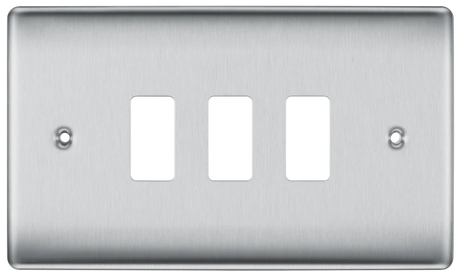 BG Nexus 3g Front Plate Brushed Chrome - RNBS3