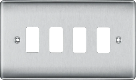BG Nexus 4g Front Plate Brushed Chrome - RNBS4