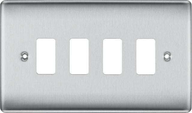 BG Nexus 4g Front Plate Brushed Chrome - RNBS4