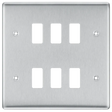 BG Nexus 6g Front Plate Brushed Chrome - RNBS6