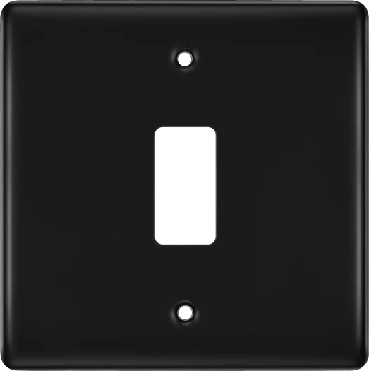 BG Nexus 1g Front Plate Matt Black - RNFB1