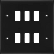 BG Nexus 6g Front Plate Matt Black - RNFB6