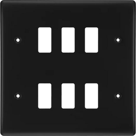 BG Nexus 6g Front Plate Matt Black - RNFB6