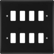 BG Nexus 8g Front Plate Matt Black - RNFB8