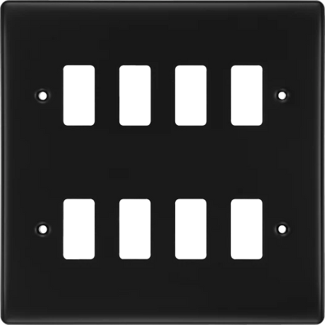 BG Nexus 8g Front Plate Matt Black - RNFB8