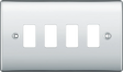 BG Nexus 4g Front Plate Polished Chrome - RNPC4
