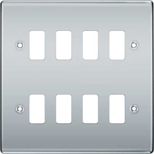 BG Nexus 8g Front Plate Polished Chrome - RNPC8