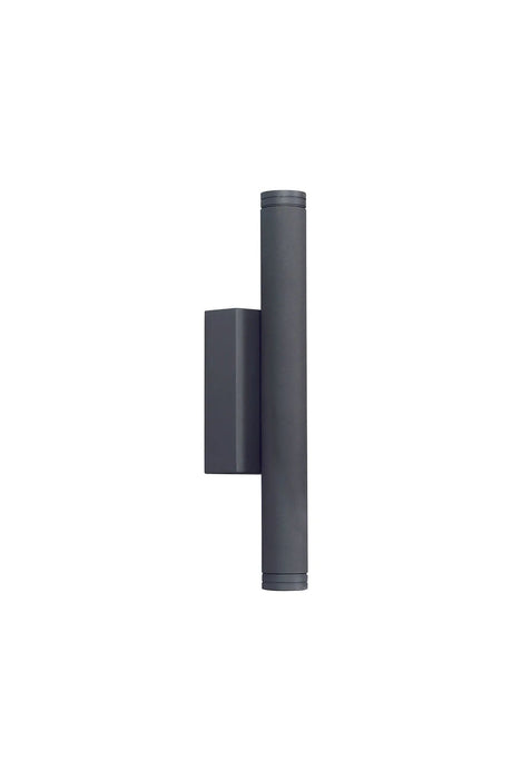 Robson Wall Lamp, 2 x 3W LED, 3000K, IP54, Dark Grey