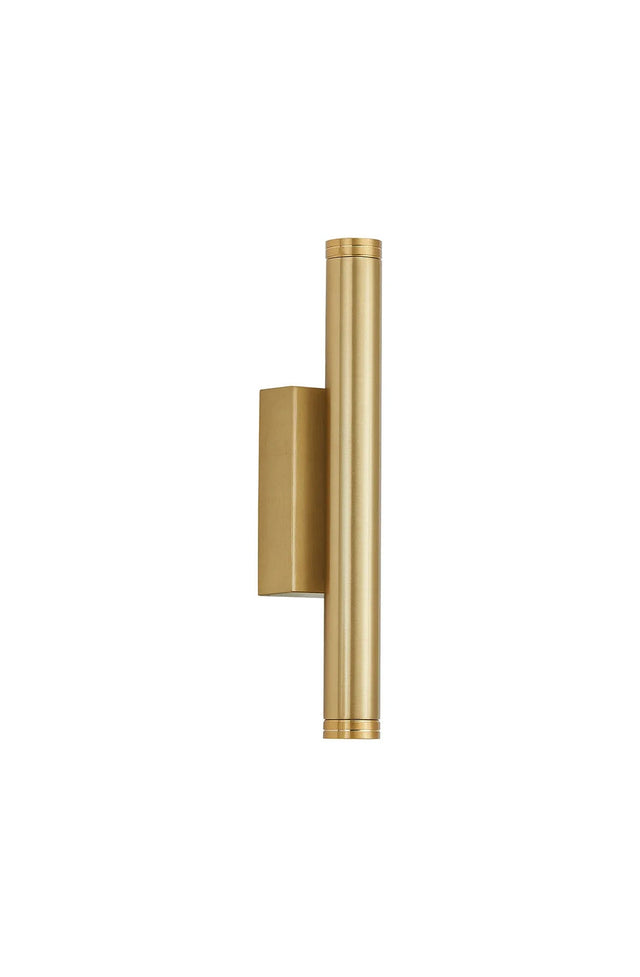 Robson Wall Lamp, 2 x 3W LED, 3000K, IP54 (INDOOR ONLY), Brass