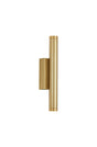 Robson Wall Lamp, 2 x 3W LED, 3000K, IP54 (INDOOR ONLY), Brass