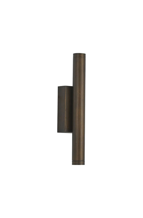 Robson Wall Lamp, 2 x 3W LED, 3000K, IP54, Painted Matt Bronze