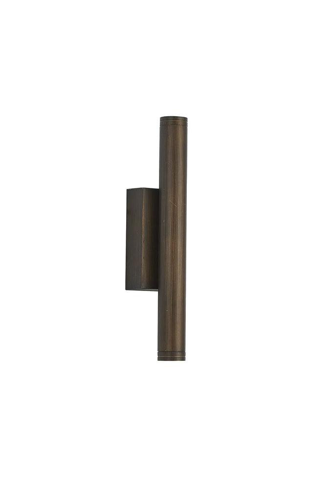 Robson Wall Lamp, 2 x 3W LED, 3000K, IP54, Painted Matt Bronze