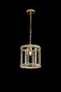 Ellison Round Drum Pendant/Semi Ceiling, 1 x E27, French Gold