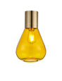 Rowell Ceiling Light With Narrow Glass, 1 x E27, Antique Brass/Yellow