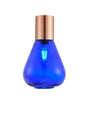 Rowell Ceiling Light With Narrow Glass, 1 x E27, Antique Copper/Blue Ink