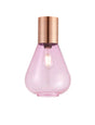 Rowell Ceiling Light With Narrow Glass, 1 x E27, Antique Copper/Lilac
