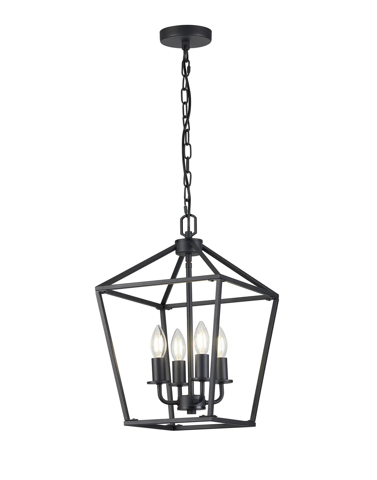 Ruberts Pendant, 4 Light E14, Black