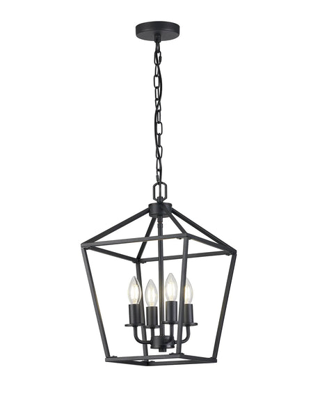 Ruberts Pendant, 4 Light E14, Black
