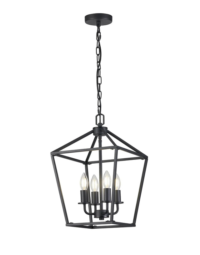 Ruberts Pendant, 4 Light E14, Black