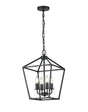 Ruberts Pendant, 4 Light E14, Black