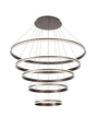 Schwarz Pendant, 5 Tier 150W LED, 3500K, 6800lm, Triac Dimmable, Coffee, 3yrs Warranty