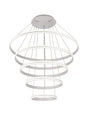Schwarz Pendant, 5 Tier 150W LED, 4000K, 6800lm, Triac Dimmable, Matt White, 3yrs Warranty