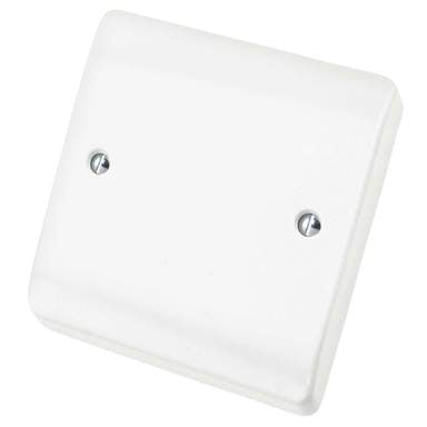 Scolmore Click Mode 1 Gang Blank Plate White