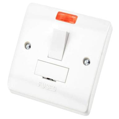 Scolmore Click Mode 13A DP Switched Fused Spur with Neon White