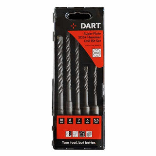 DART 5 Piece SDS+ Hammer Drill Bit Set Item No. SDSSET5