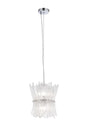 Seedit 25cm 2 Light G9, Pendant Round, Polished Chrome/Clear