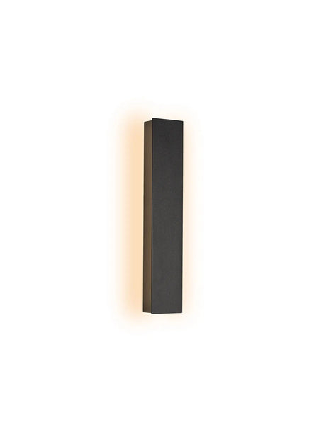 Setters 30cm Wall Lamp, 6W LED, 3000K, IP65, Black