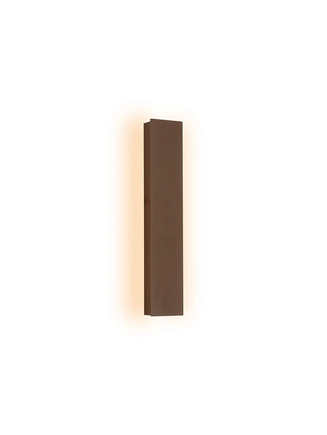 Setters 30cm Wall Lamp, 6W LED, 3000K, IP65, Dark Brown