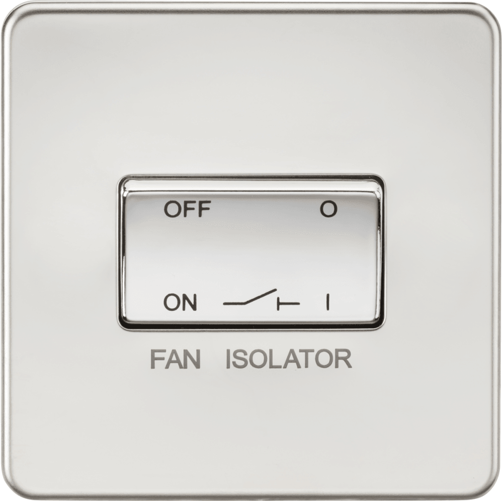Knightsbridge 10A Fan Isolator Switch in VARIOUS COLOURS