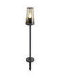 Shoulder Post Lamp, 1 x E27, Anthracite/Smoked, IP54